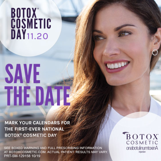 National Botox Day Ad - Nov 20, 2019 - BOGO $100 Giftcard